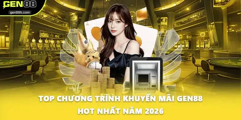 Top chương trình khuyến mãi GEN88 hot nhất năm 2026
